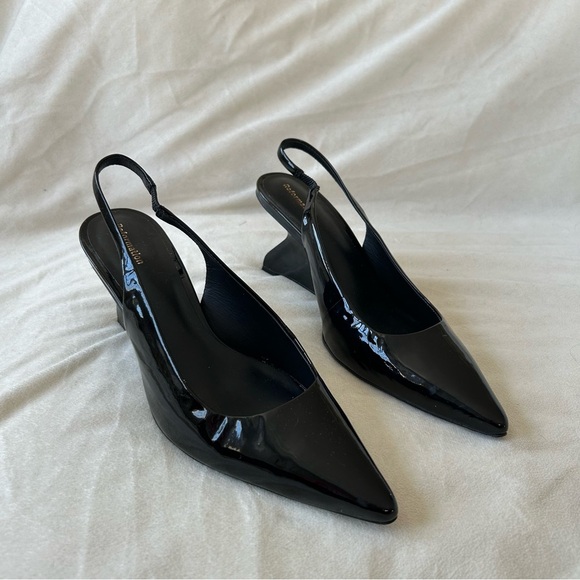 Reformation Black Slingback Heels - Picture 6 of 10